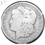 1890 O MORGAN DOLLAR AG