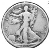 1919 WALKING HALF DOLLAR VG