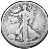 1920 WALKING HALF DOLLAR VG
