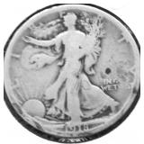 1918 S WALKING HALF DOLLAR