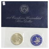 1972 S SILVER GSA IKE DOLLAR