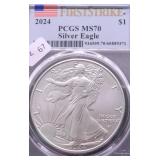2024 PCGS MS70 SILVER EAGLE