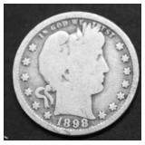 1898 BARBER QUARTER G