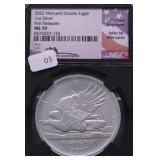 2022 NGC MS70 1 OZ .999 SILVER ROUND