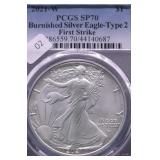 2021 W PCGSSP70 SILVER EAGLE