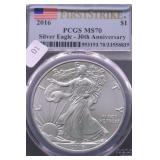 2016 PCGS MS70 SILVER EAGLE GEM