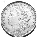1921  D MORGAN DOLLAR VF