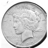 1923 PEACE DOLLAR XF