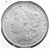 1921 MORGAN DOLLAR AU