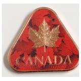 1 OZ   .999 FINE COPPER TRIANGLE