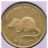1/10 ROUND .9999 GOLD ROUND