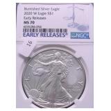 2020 NGC MS70 SILVER EAGLE