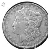1921 D MORGAN DOLLAR XF