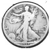 1917 WALKING HALF DOLLAR  VG
