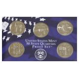 2001 PROOF QUARTER SET