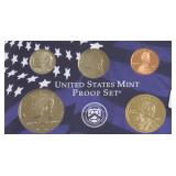 2001 PROOF SET NO  BOX