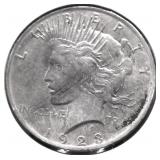 1923 PEACE DOLLAR VF