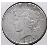 1922 S PEACE DOLLAR XF