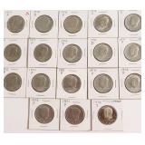 18 BU KENNEDY HALF DOLLARS