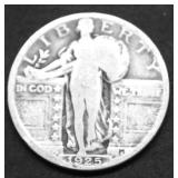 1925 STANDING  QUARTER VG