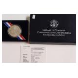 CONGRESS SILVER DOLLAR W BOX PAPERS