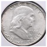 1948 CHOUCE BU FBL FRANKLIN HALF DOLLAR