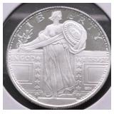 1/4 OZ .999 SILVER ROUND