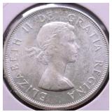 1964 CHOICE BU CANADA SILVER 50 CENTS