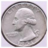 1951 D CHOICE BU WASHINGTON QUARTER