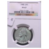 1960 NGC PF67 WASHINGTON QUARTER