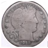 1912 BARBER HALF DOLLAR G