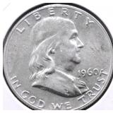 1960 PROOF FRANKLIN  HALF DOLLAR