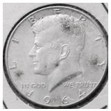 1964 CHOICE BU KENNEDY HALF DOLLAR