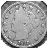 1910 V NICKEL VG