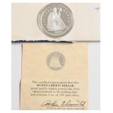 2 OZ .999 SILVER ROUND W COA