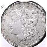 1921 MORGAN DOLLAR XF