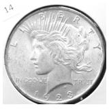 1923 CHOICE BU PEACE DOLLAR