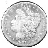 1881 S MORGAN DOLLAR  F