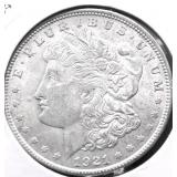 1921 MORGAN DOLLAR AU