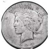 1923 S PEACE DOLLAR VG