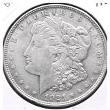 1921 MORGAN DOLLAR AU