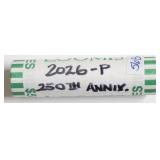 2026 P BANK ROLL 250TH ANNIVERSARY DIMES