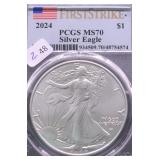 2024 PCGS MS70 SILVER EAGLE