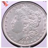 1886 MORGAN DOLLAR AU