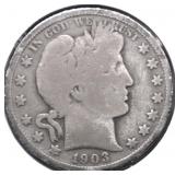 1903 BARBER HALF DOLLAR G