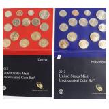 2012 MINT SET P D MINTS