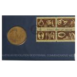 BICENTENNIAL MEDAL FIRST DAY COVER