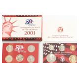 2001 SILVER PROOF SET