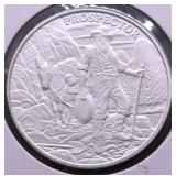 1 OZ .999 SILVER ROUND