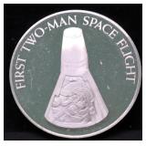 1965 GEMINI 3 SILVER MEDAL